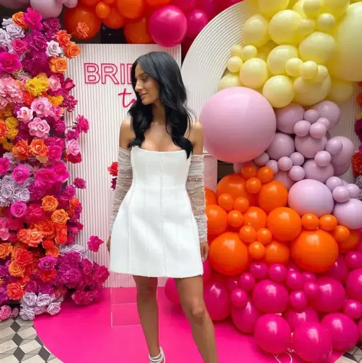 Eliya The Label Kayla Mini Dress White Size 12  - Image 7