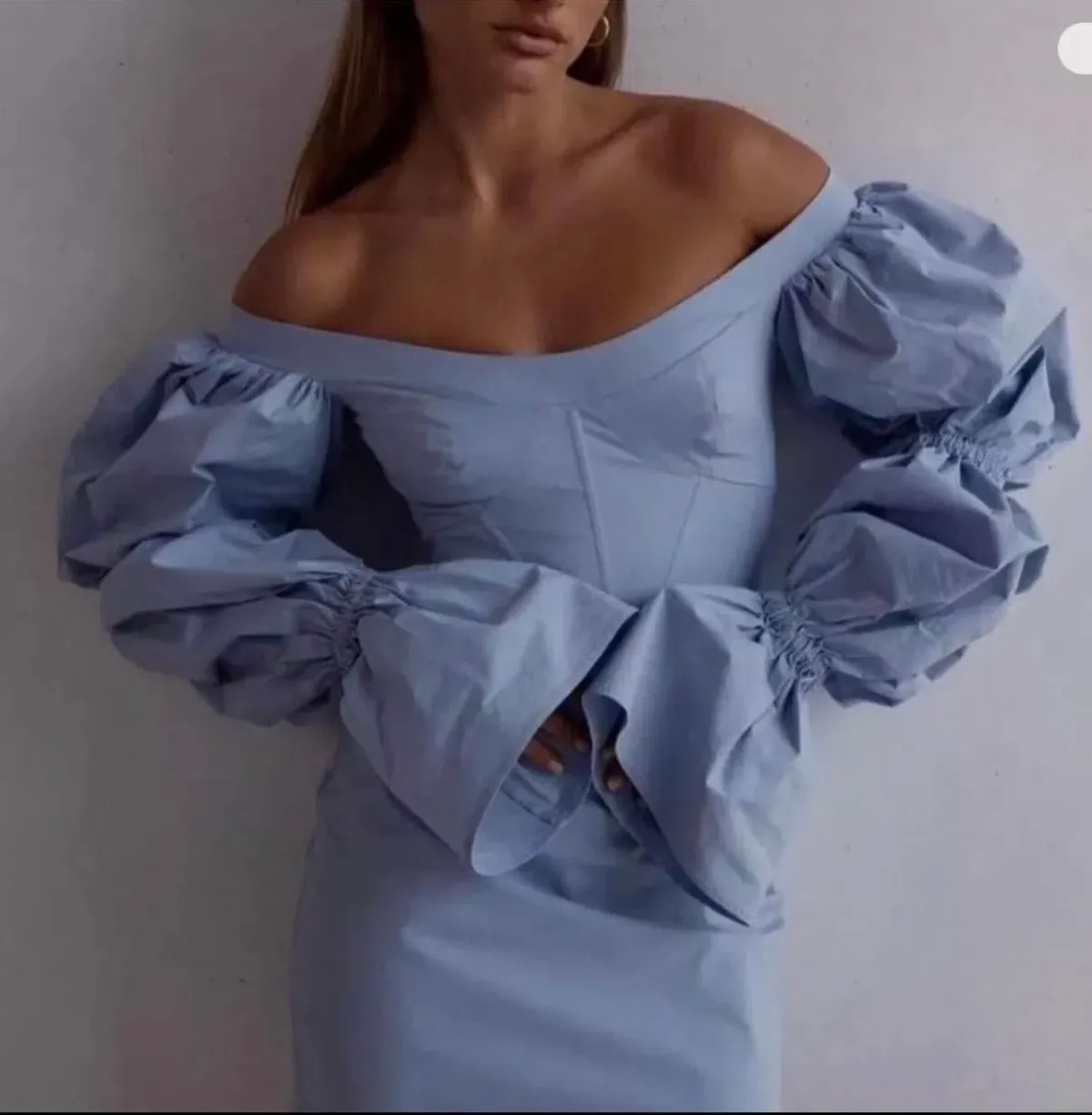 Natalie Rolt Kenzy Mini Dress Blue Size 10 - Image 2