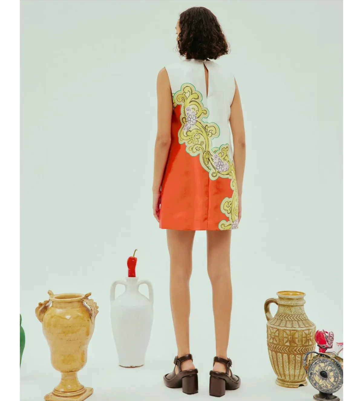 Alemais Sierra Mini Dress Print Size AU 8 - Image 4