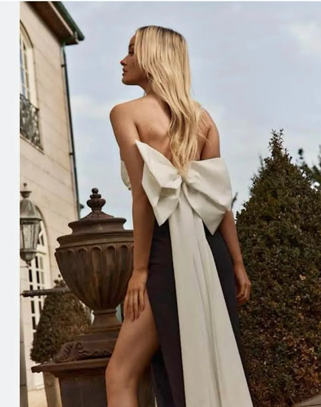 Bianca and Bridgett willow black and white dress size 10 for rent on The Volte - main image