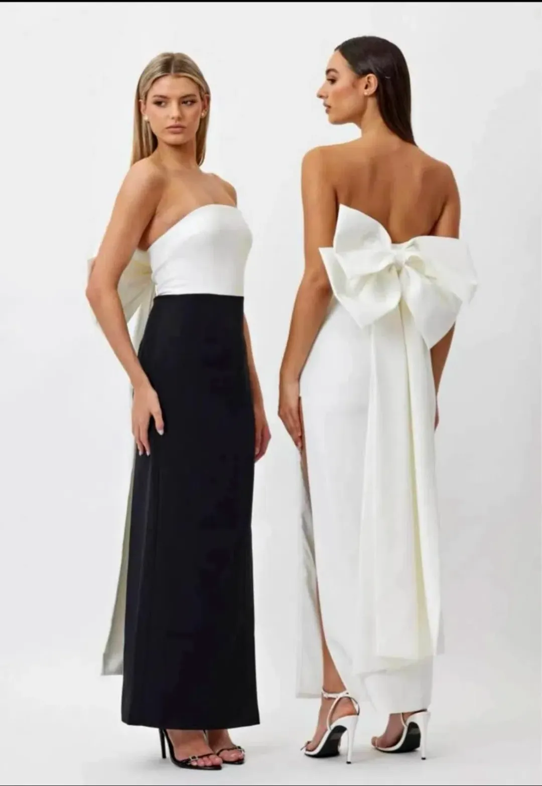 Bianca and Bridgett willow black and white dress size 10 for rent on The Volte - main image