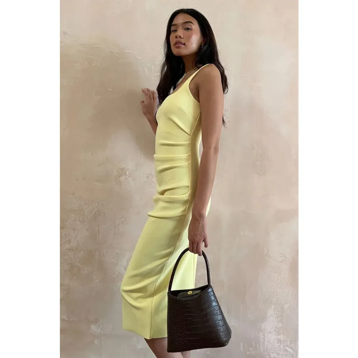 Bec + Bridge Light Yellow Dress - Image 5