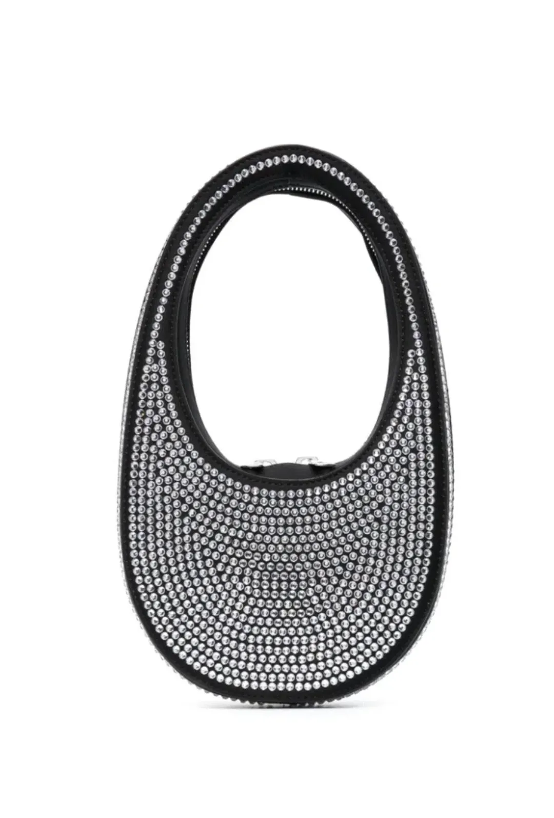 Coperni Crystal Embellished Mini Swipe Bag Black for rent on The Volte - main image
