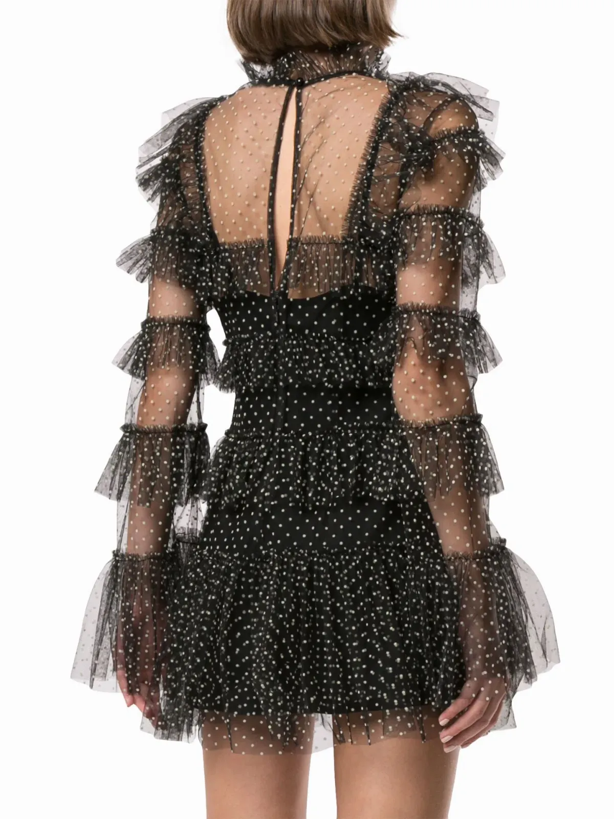 Alice McCall Tokyo Skies Mini Dress Black Size 8 - Image 3