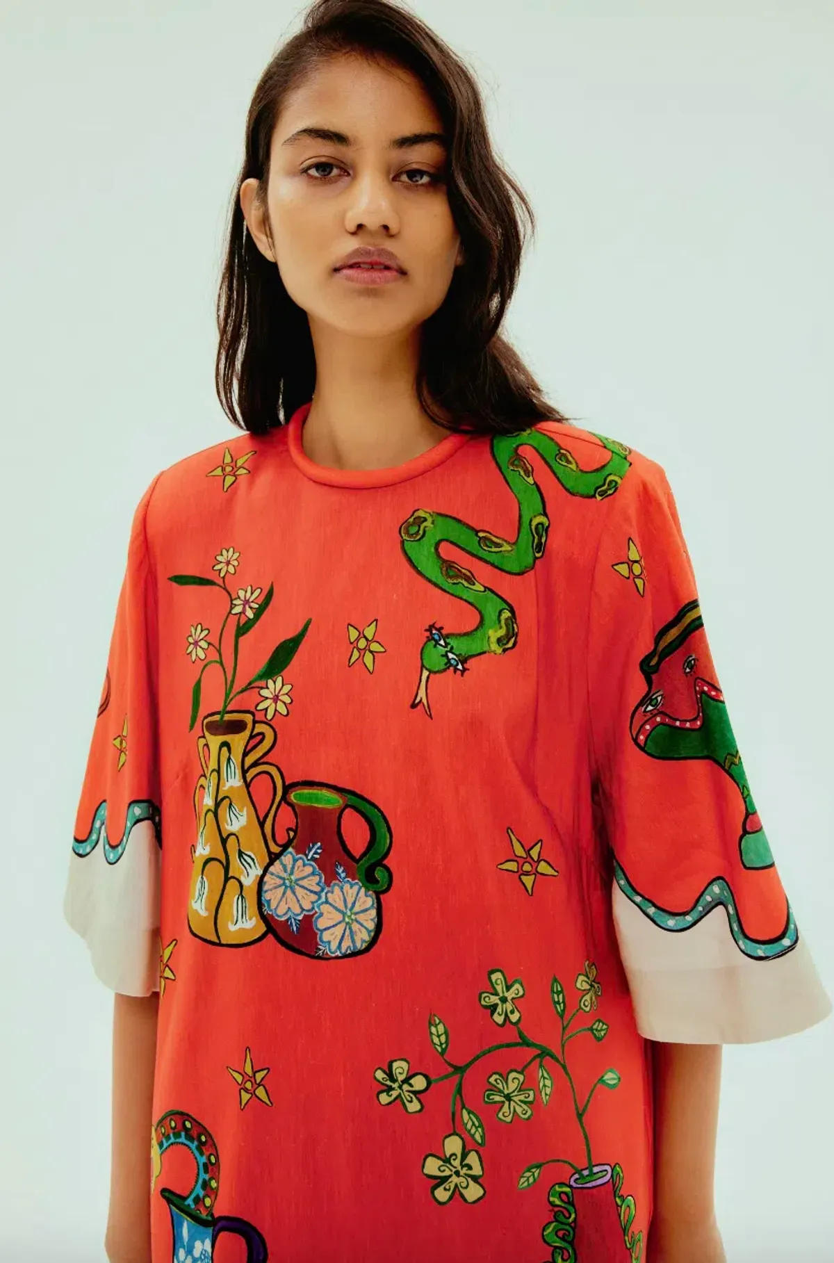 Alémais Rose Tee Midi Dress Red Size AU 16 - Image 2