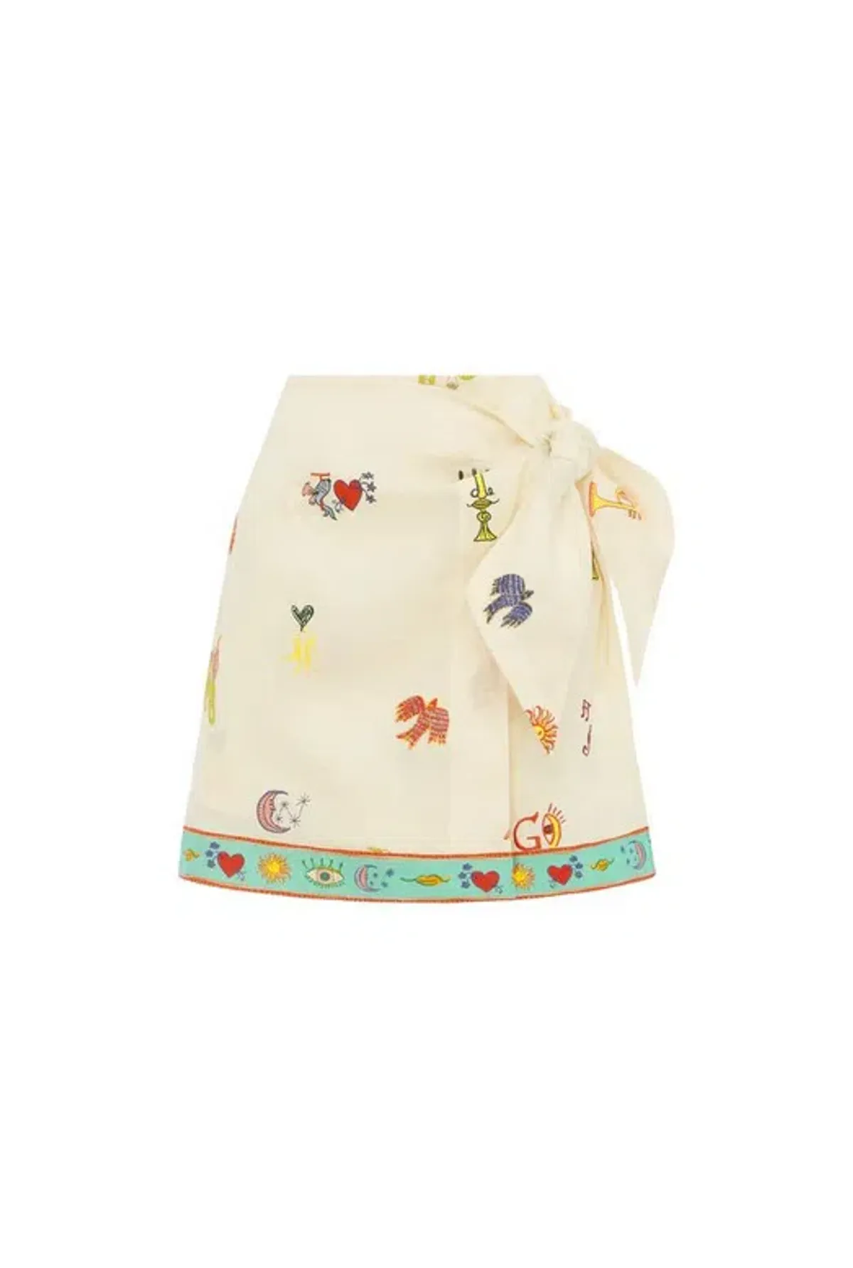 Alémais Holiday Go-to Embroidered Shirt and Skirt Print Size AU 14 - Image 8