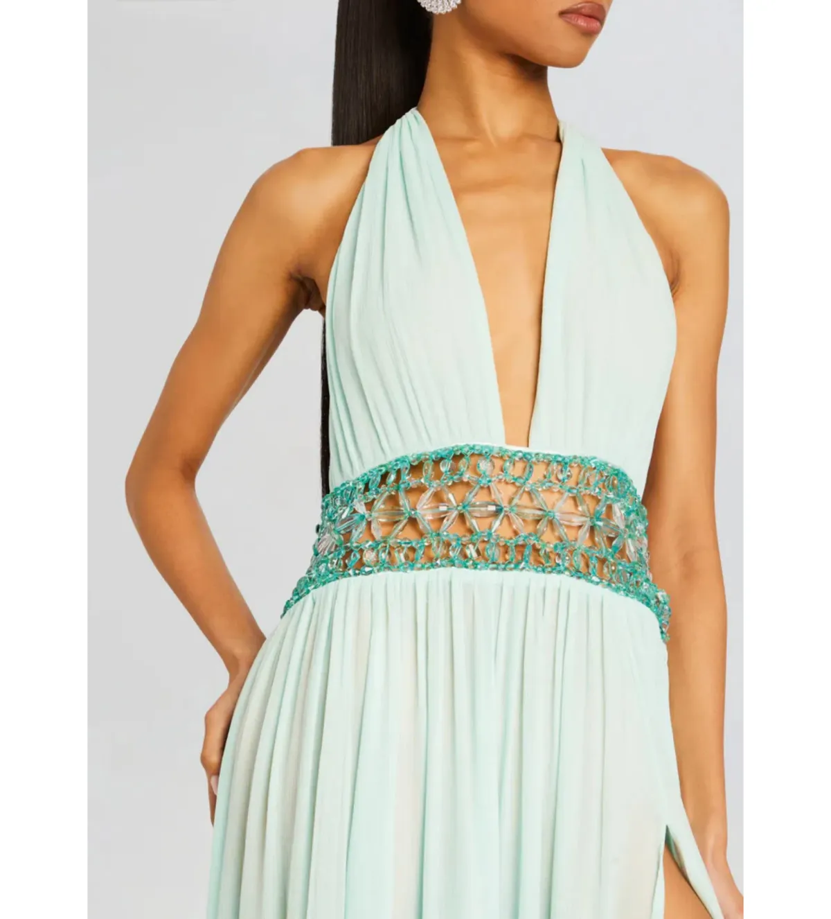 Retrofete Allete Embellished Dress Miami Mint Size AU 4 - Image 2