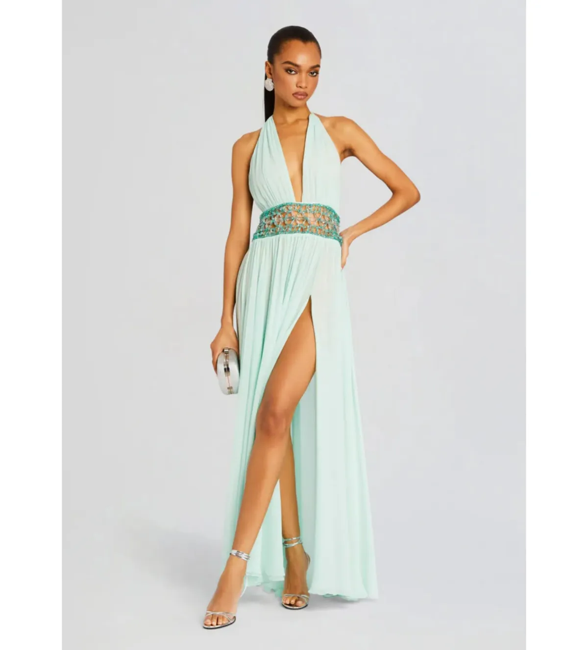 Retrofete Allete Embellished Dress Miami Mint Size AU 4 - Image 1