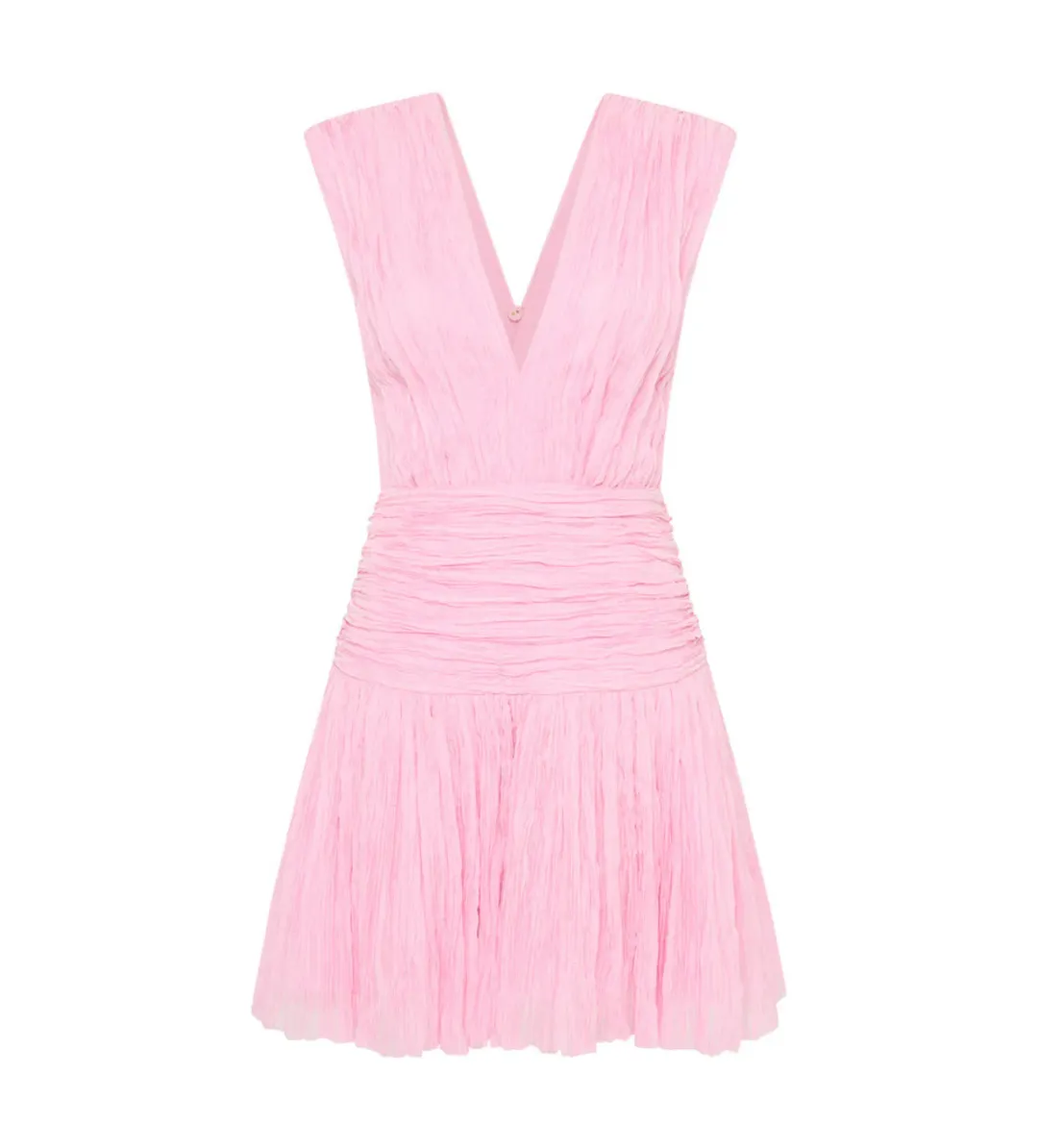 Aje Escapist Mini Dress Flash Pink Size AU 10 for rent on The Volte - main image