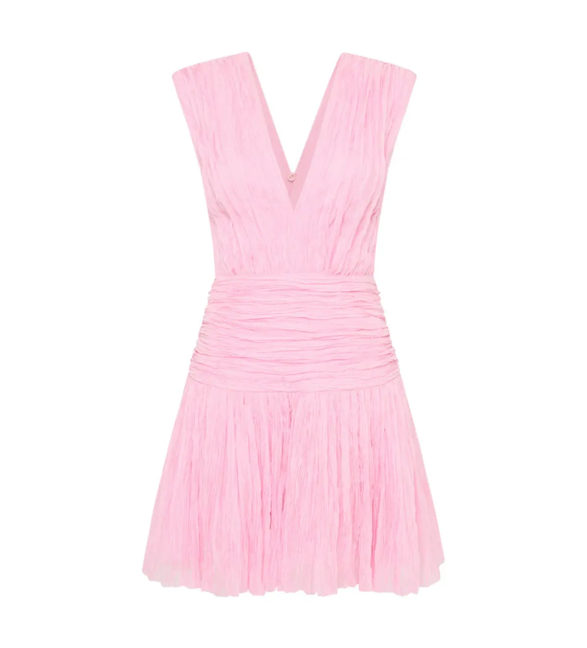 Aje Escapist Mini Dress Flash Pink Size AU 10 - Image 3