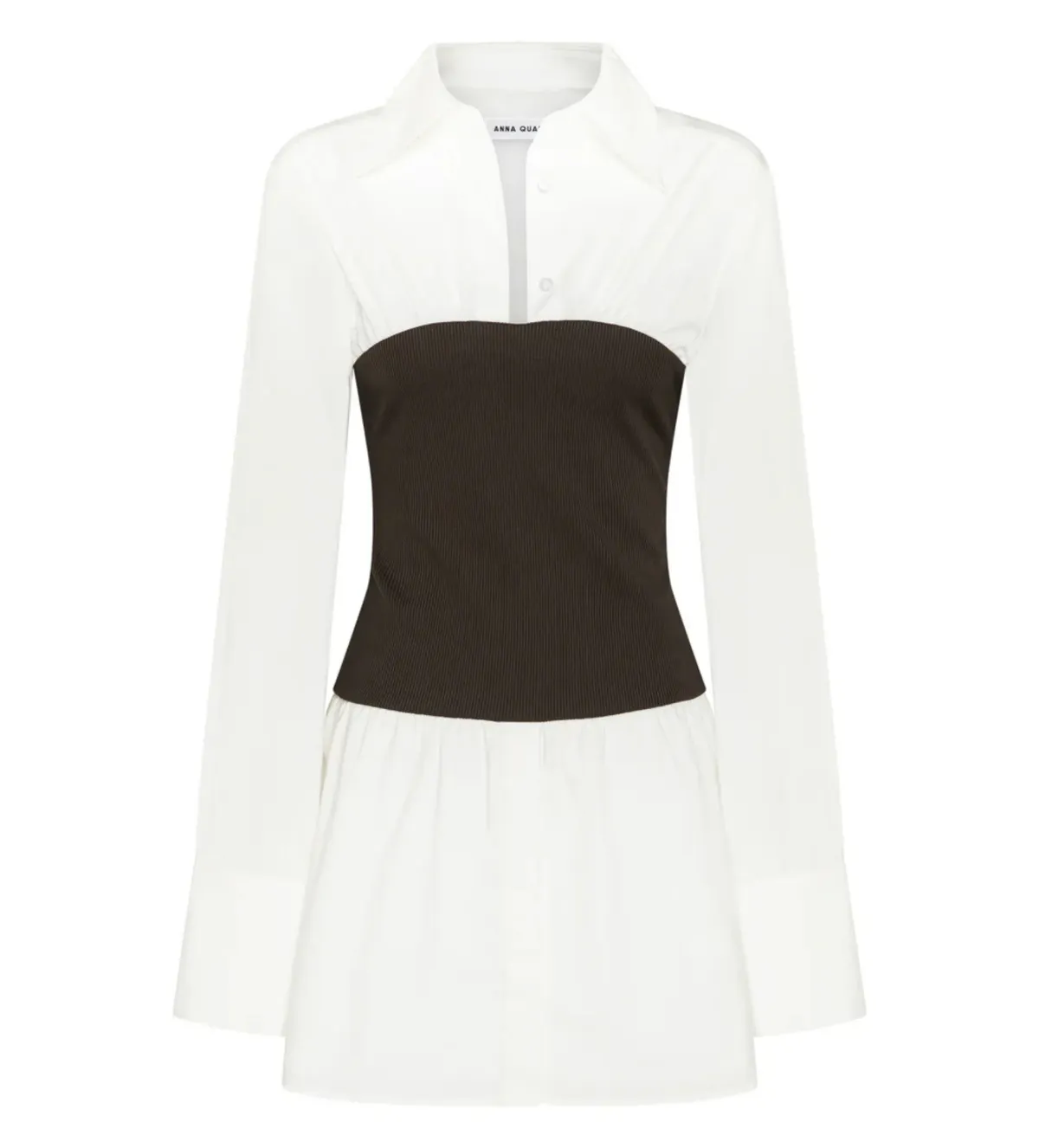 Anna Quan Claudia Dress in Dark Cocoa Size AU 12 - Image 4