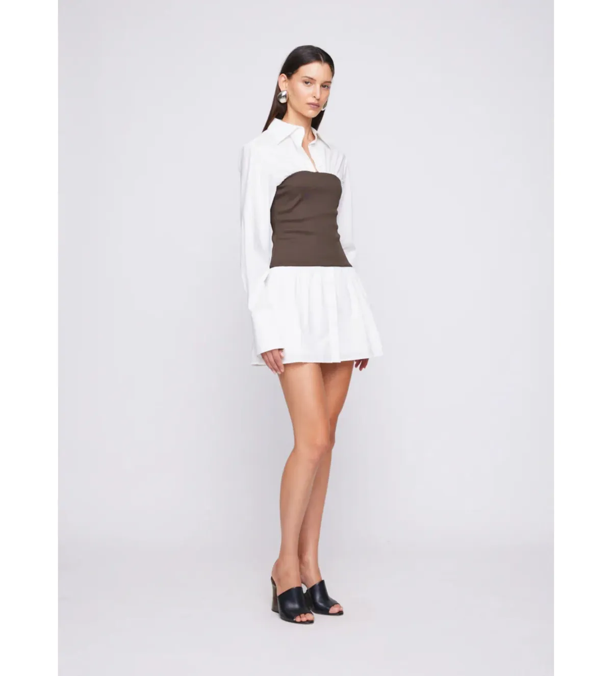 Anna Quan Claudia Dress in Dark Cocoa Size AU 12 - Image 2