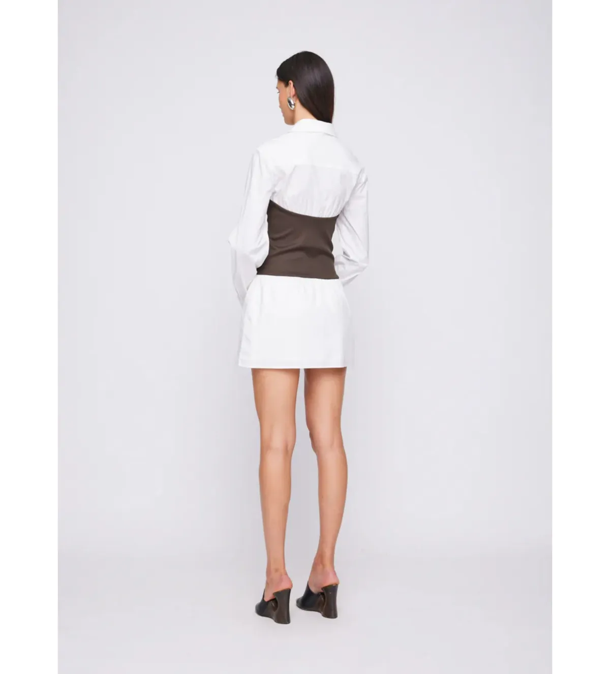 Anna Quan Claudia Dress in Dark Cocoa Size AU 12 - Image 3