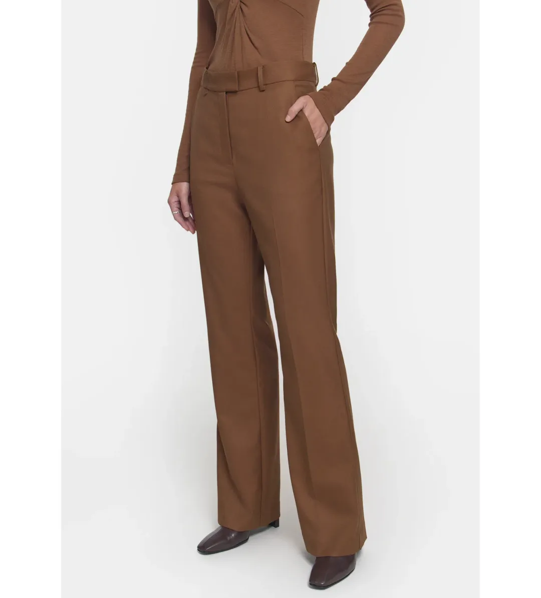 Viktoria and Woods Murphy Trouser Rust Size AU 8 for rent on The Volte - main image