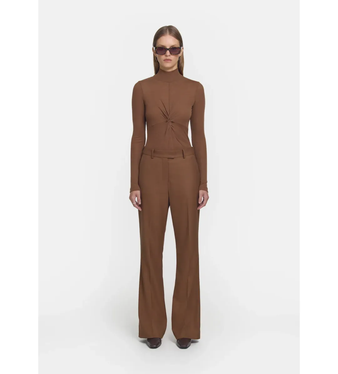 Viktoria and Woods Murphy Trouser Rust Size AU 8 for rent on The Volte - main image