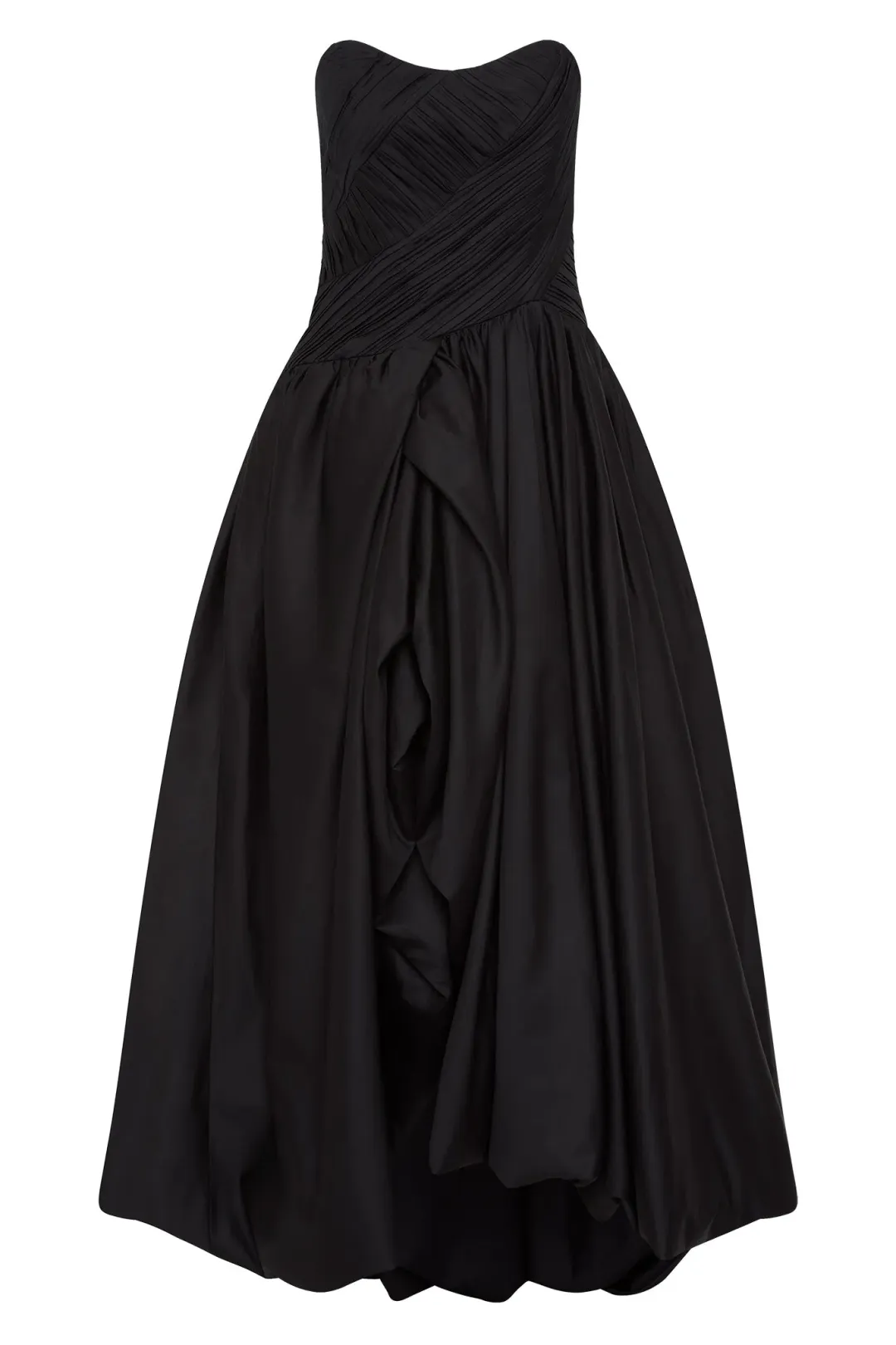 Aje Spatial Maxi Dress Black Size 12  for rent on The Volte - main image