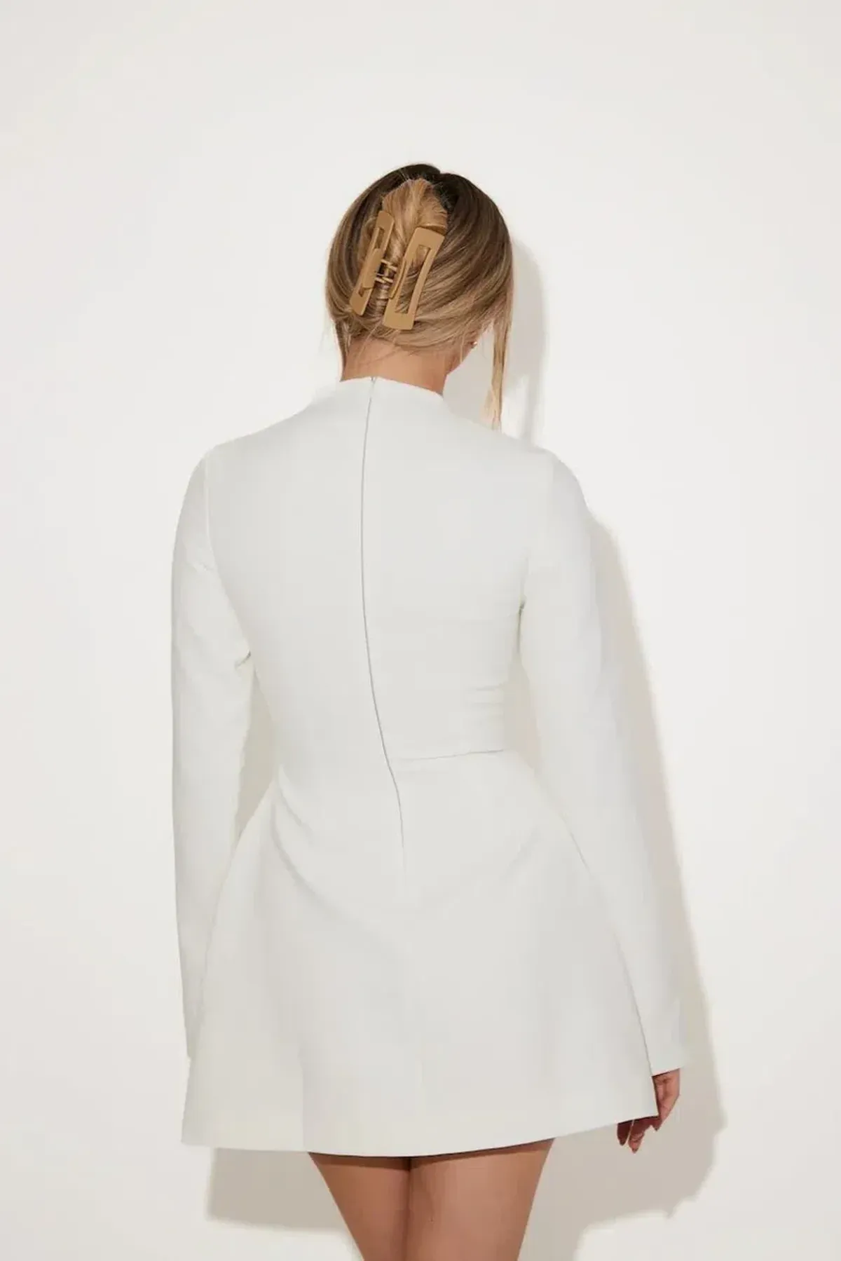 Odd Muse The Ultimate Muse Split Sleeve Mini Dress White Size S / AU 8 - Image 2