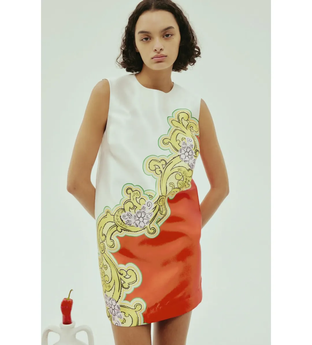 Alemais Sierra Mini Dress Multi Print Size 10 for rent on The Volte - main image