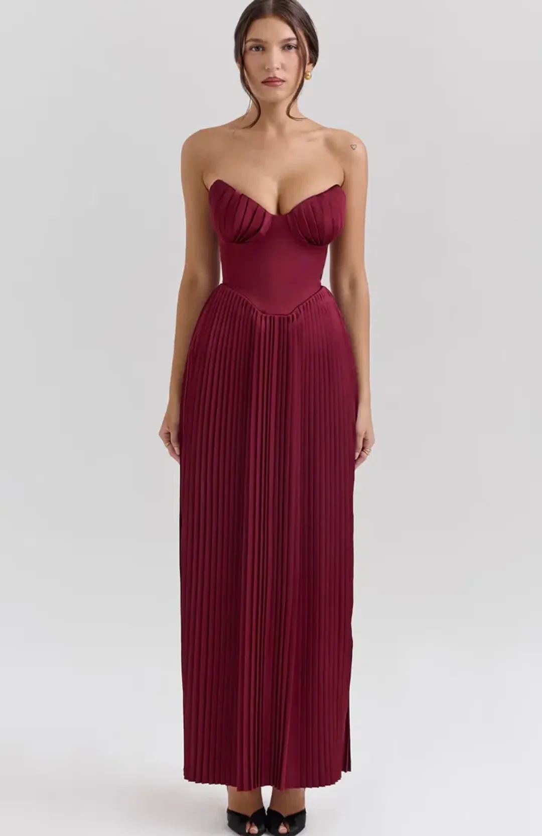 House Of CB Marcella Dress Berry Size S/AU 8 for rent on The Volte - main image