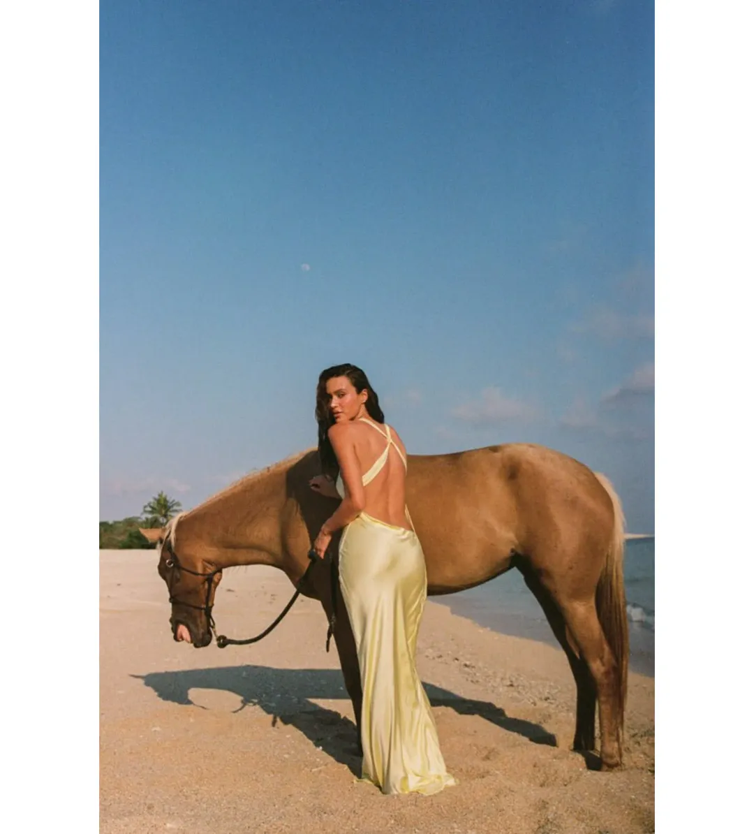 Turquoise lane  Andie Dress in Lemon Yellow Size S / AU 8 for rent on The Volte - main image