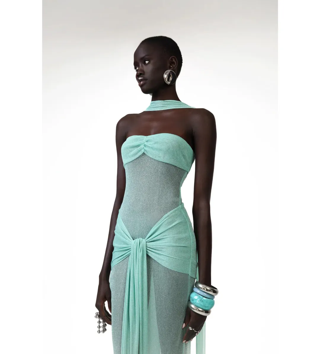 Khanums Kesca Dress Mint Size XS / AU 6 for rent on The Volte - main image