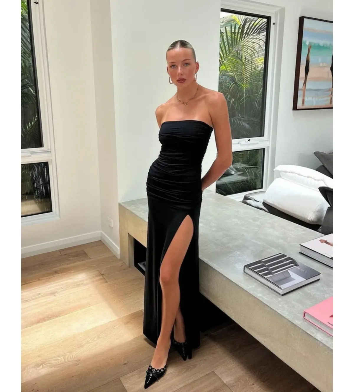 Mode Mila Remi Dress Onyx Size S / AU 8 - Image 1