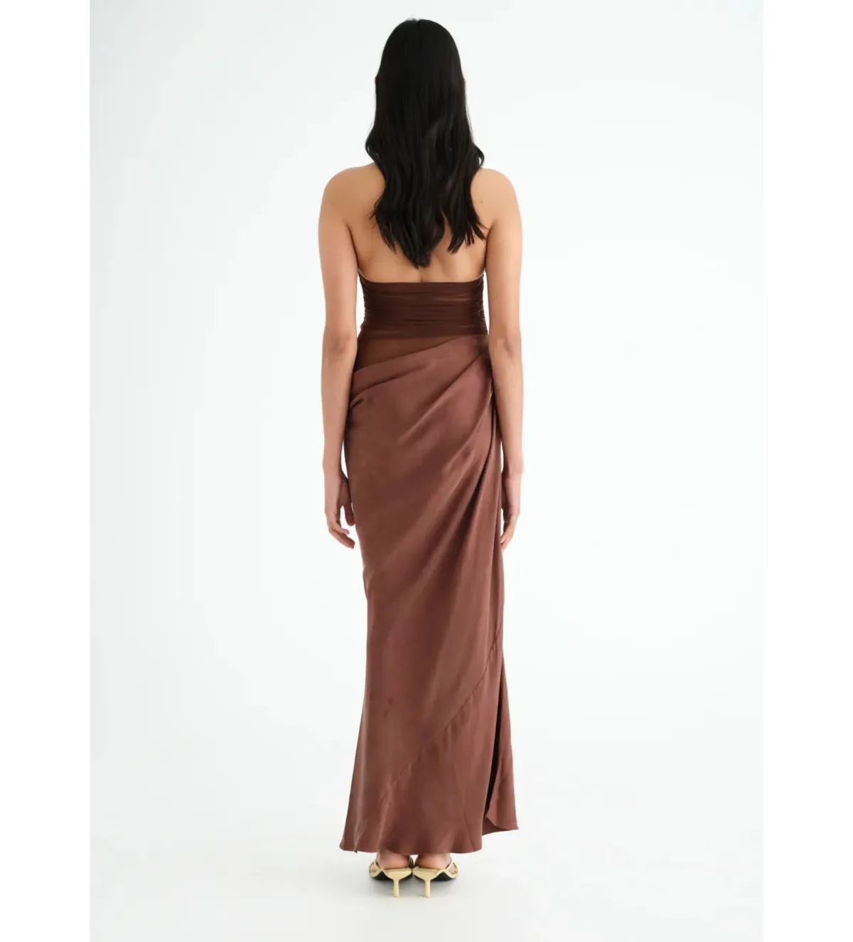 Benni Gina Dress in Chocolate Size AU 10 - Image 4