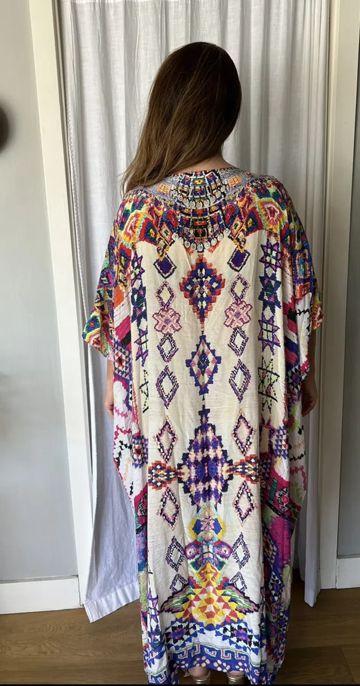 Camilla Mother Knows Best Round Neck Kaftan One Size - Image 5