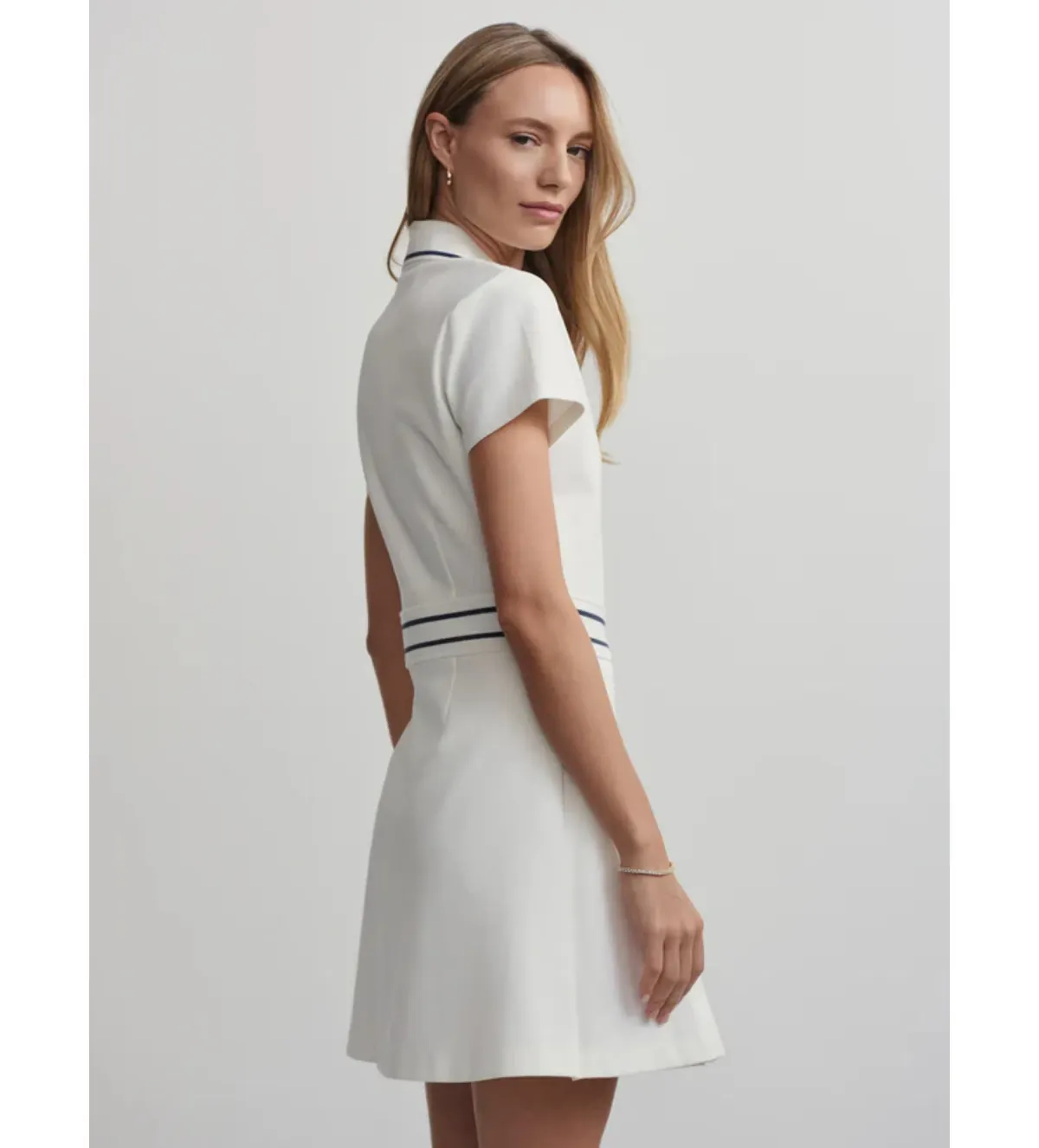 Varley Amar Dress Snow White Size AU 6 - Image 5