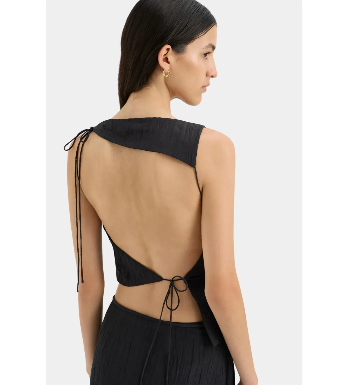 Sir The Label Ligera Top and Skirt in Black Size 1 / AU 8 - Image 5