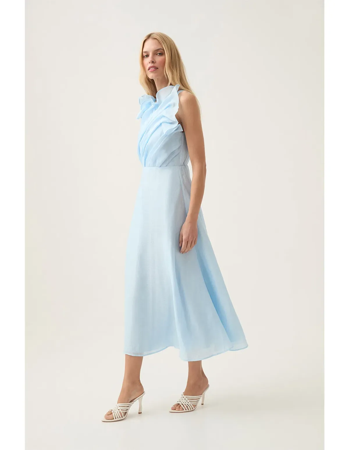 Aje Genesis Midi Dress Sea Breeze Size AU 8 - Image 2