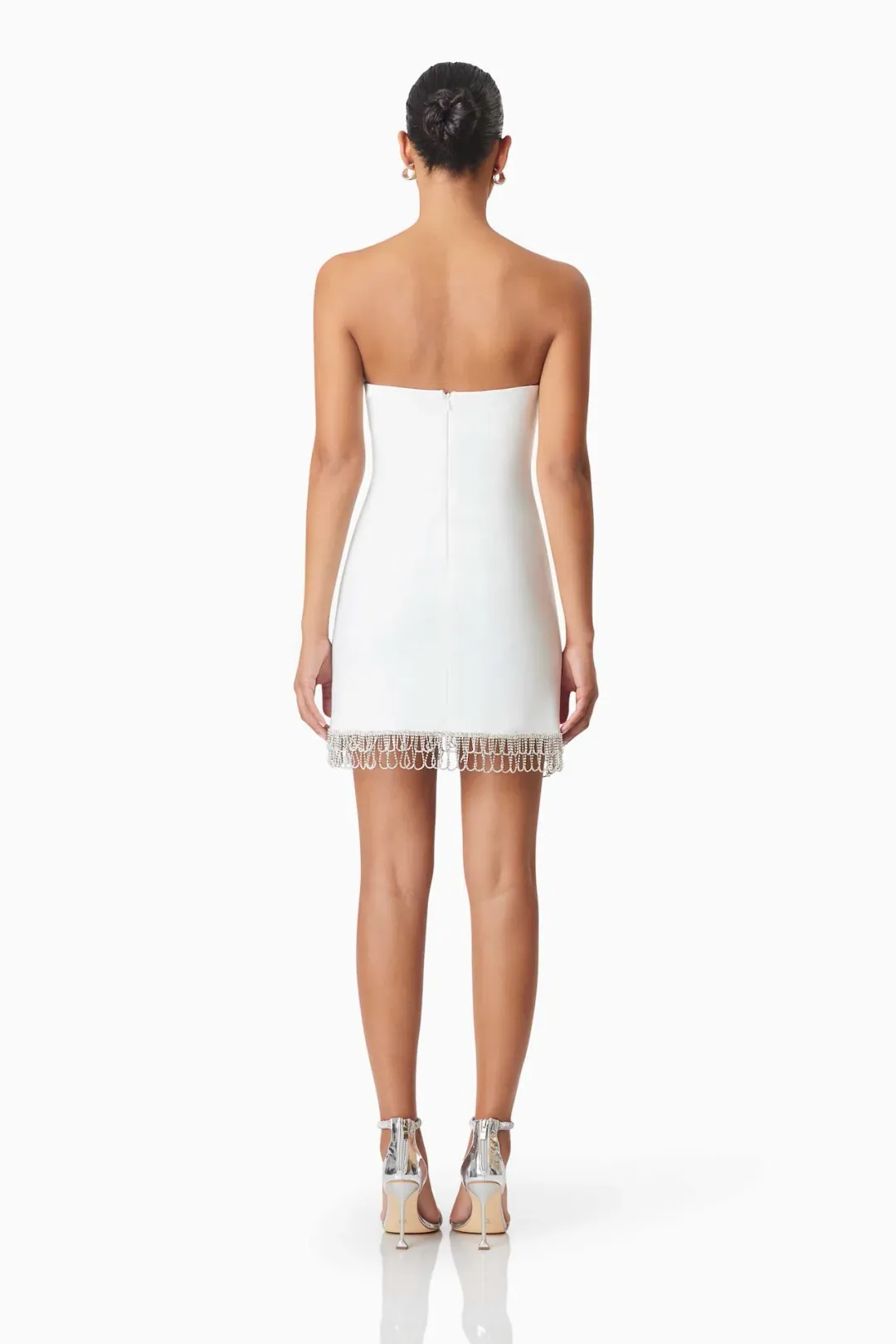 Elliatt Delia Party Mini Dress in White Size 8 for rent on The Volte - main image