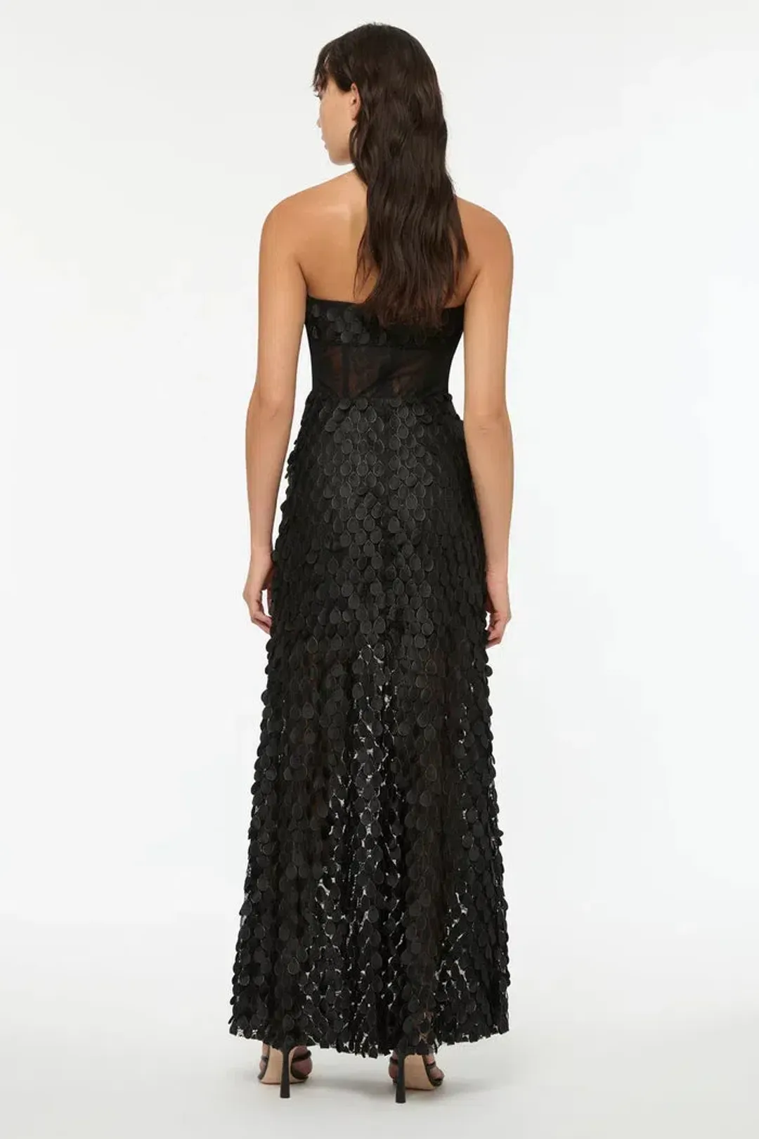 Manning Cartell Supreme Extreme Strapless Gown Black Size AU 6 for rent on The Volte - main image
