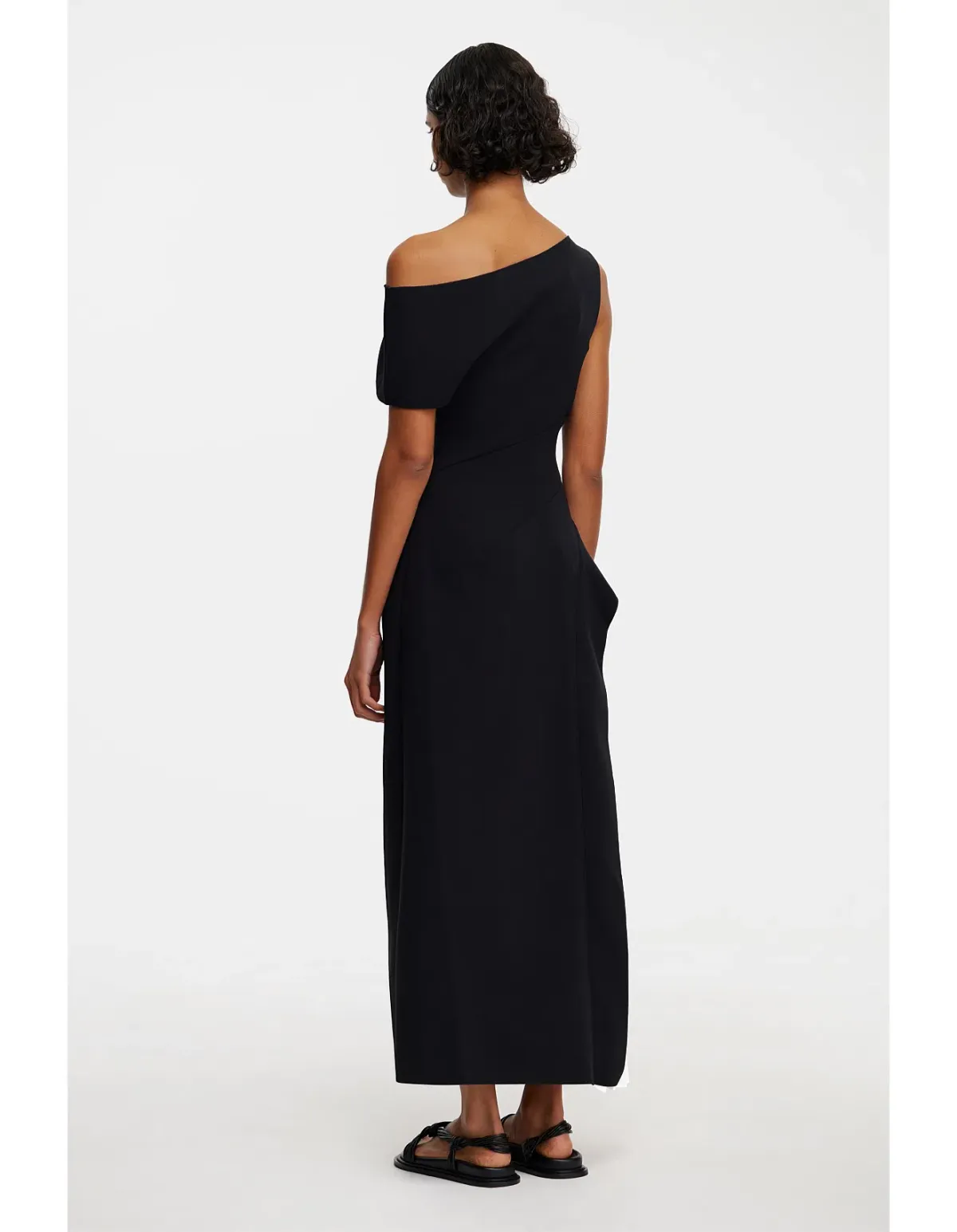 Acler Sudden Midi Dress Black Size 12 - Image 3