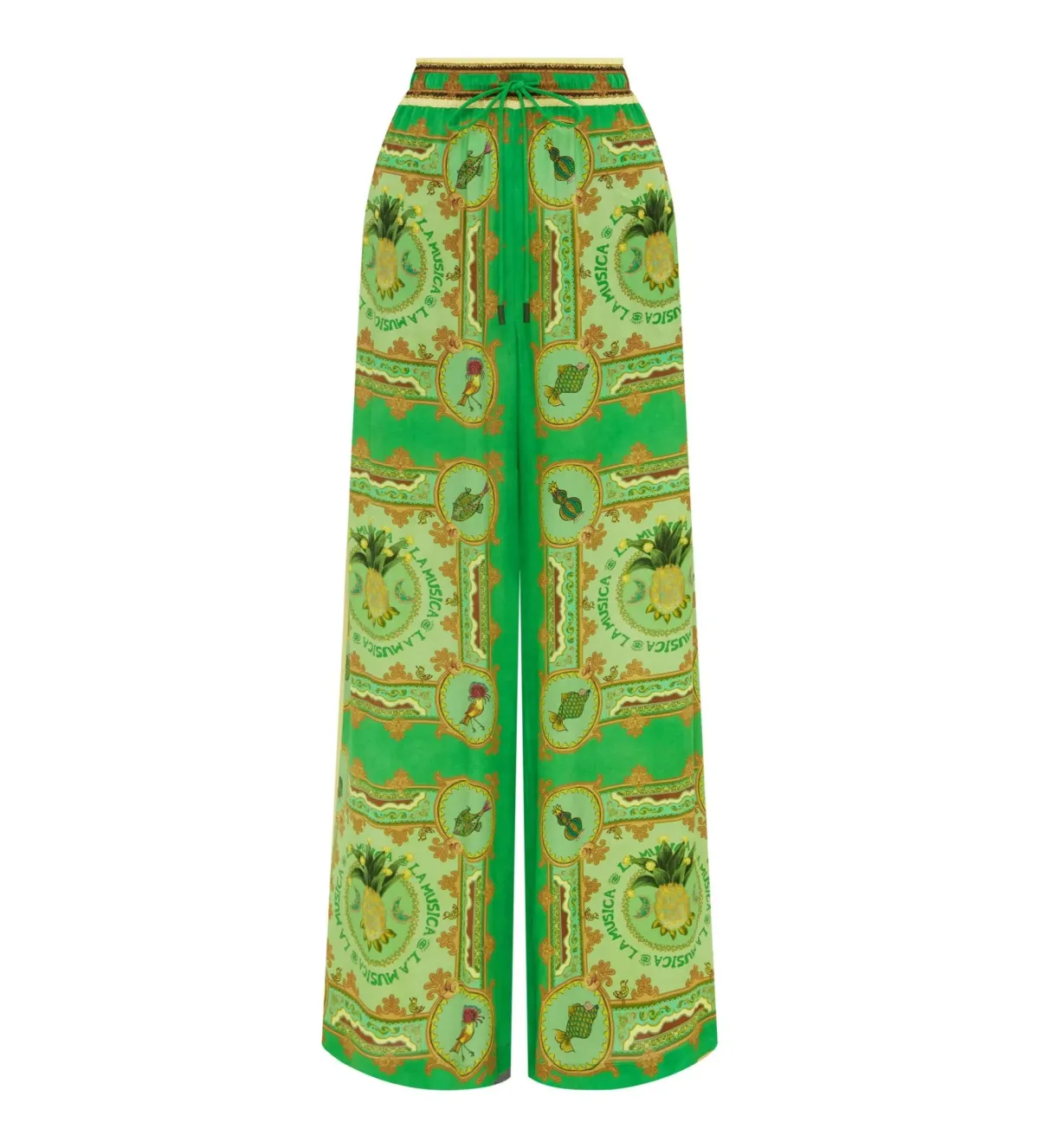 Alémais La Musica Silk Shirt and Pant Green Size AU 16 - Image 6