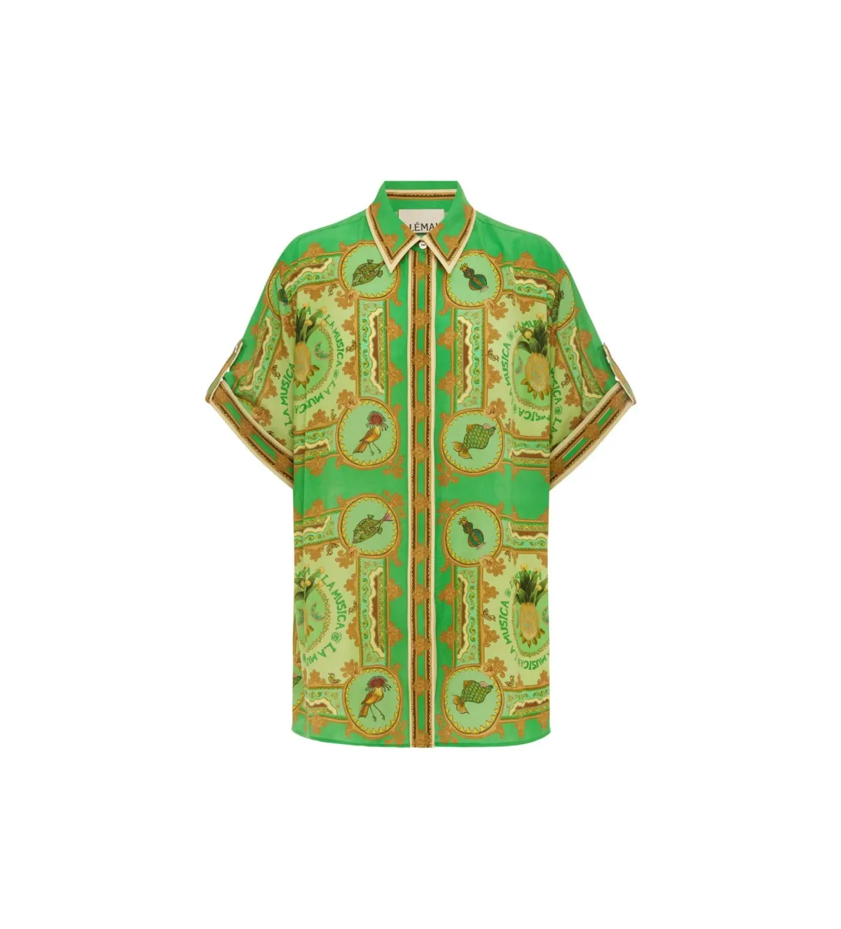Alémais La Musica Silk Shirt and Pant Green Size AU 16 - Image 5