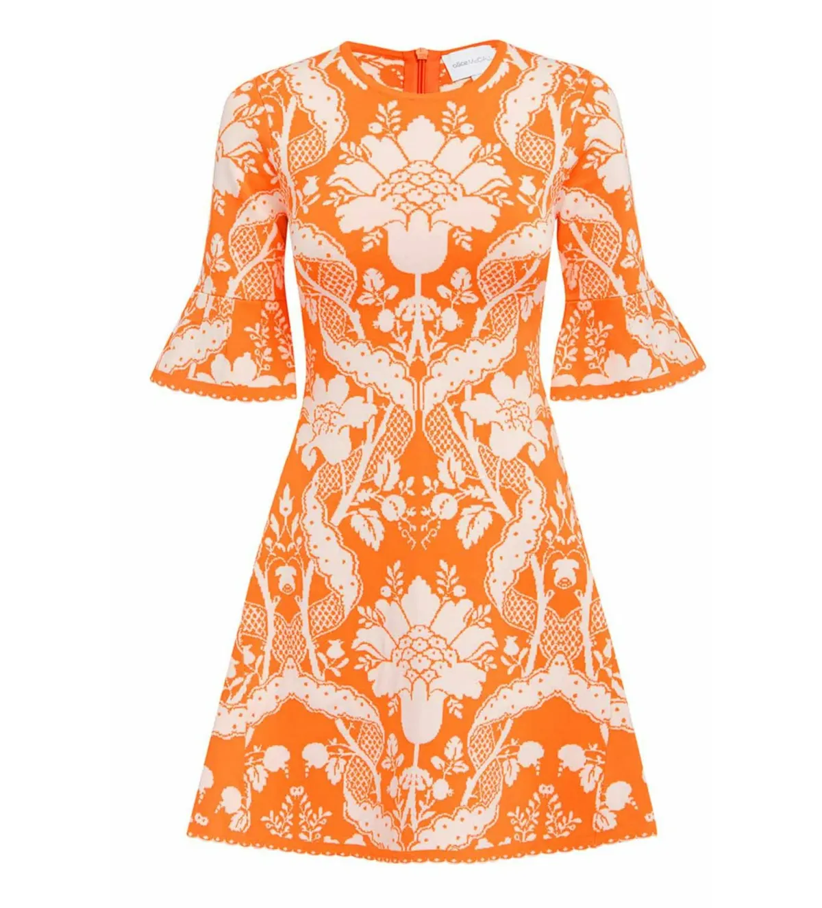 Alice McCall Sittin Pretty Mini Dress Orange Size AU 14 - Image 3