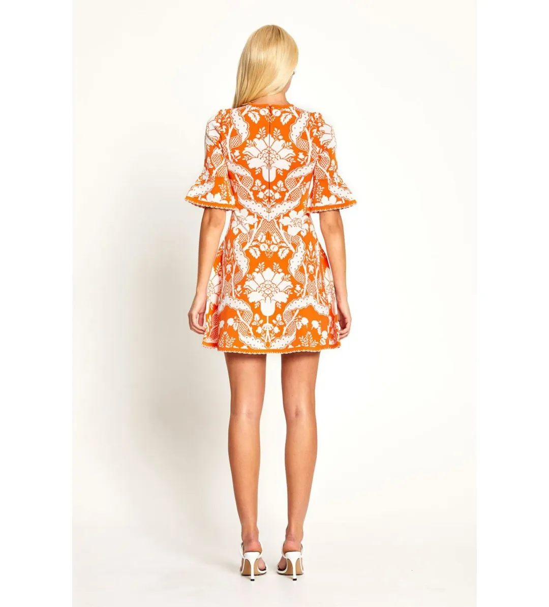 Alice McCall Sittin Pretty Mini Dress Orange Size AU 14 for rent on The Volte - main image