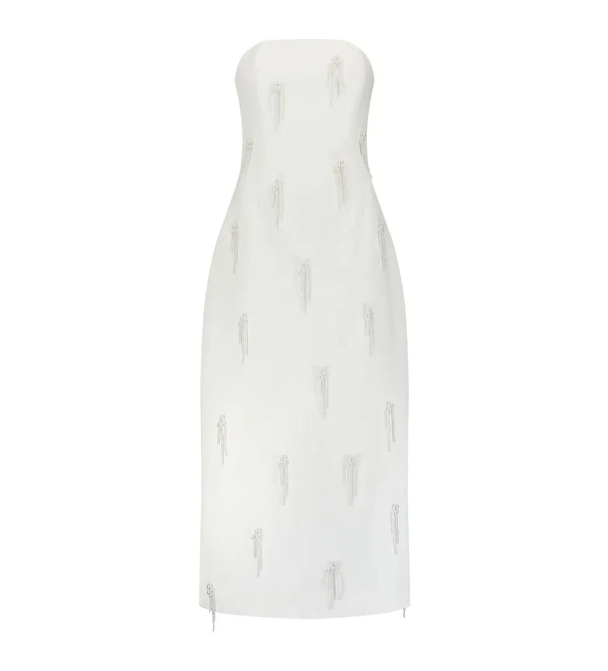 Odd Muse Ultimate Muse Embellished Midi Dress White Size AU 6 - Image 4