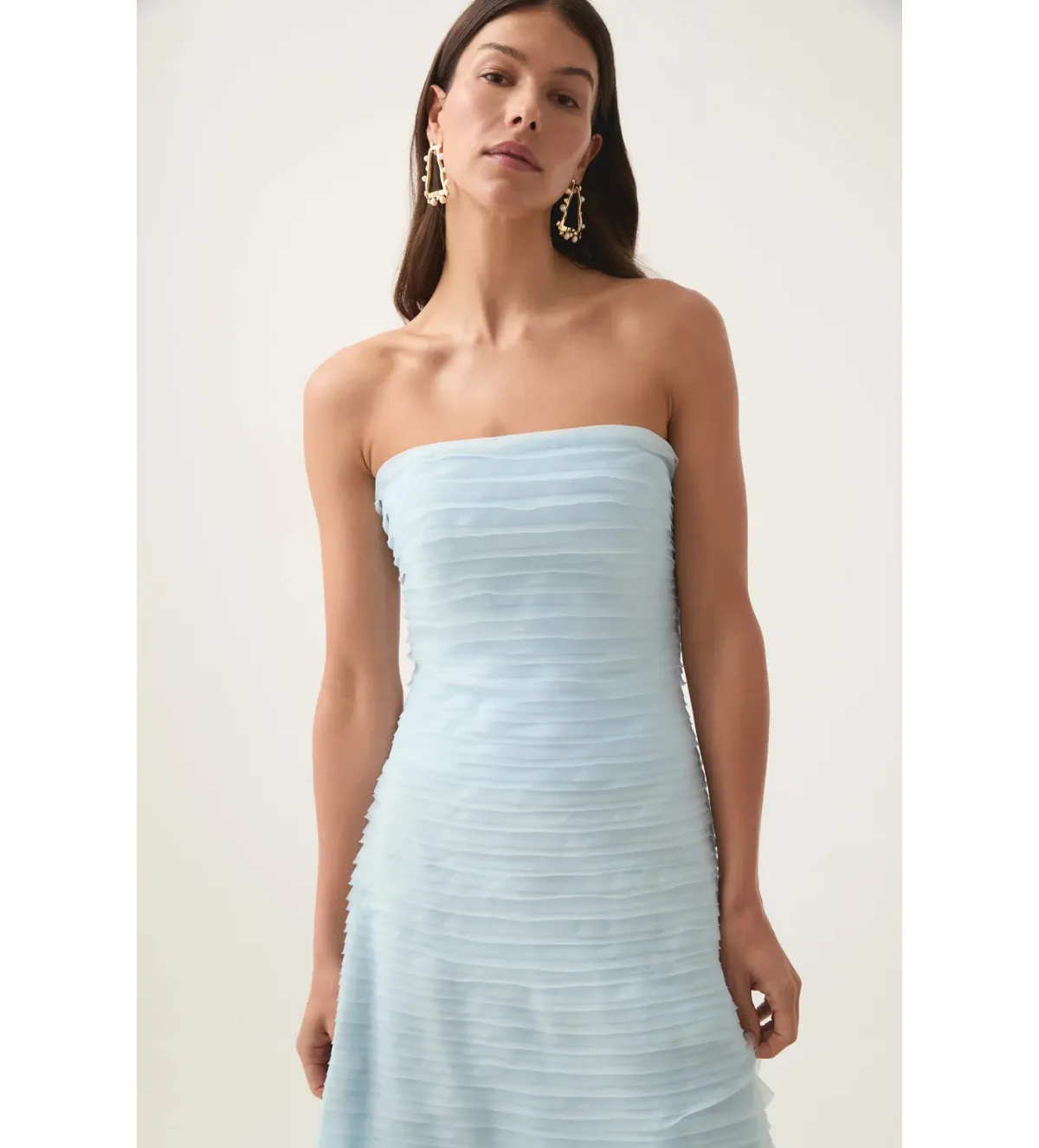 Aje Soundscape Maxi Dress Sea Breeze Size AU 10 - Image 3