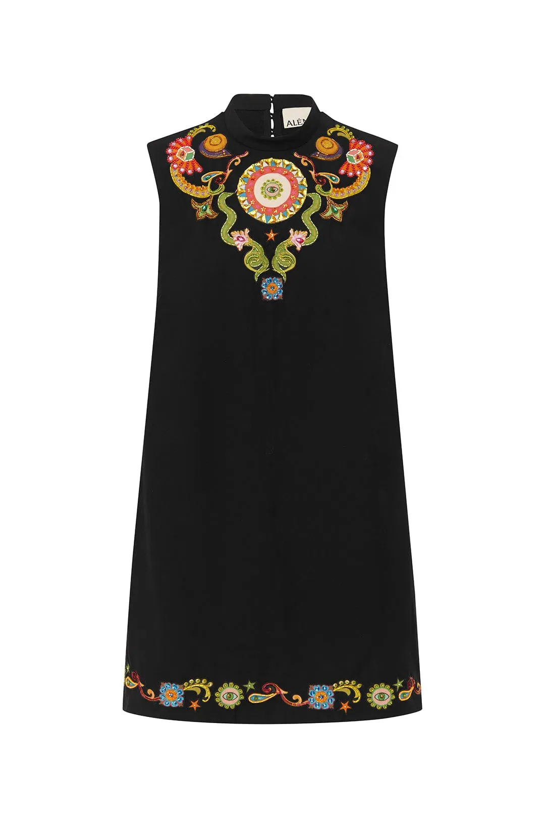 Alémais Bingo Mini Dress Black Size 12 for rent on The Volte - main image