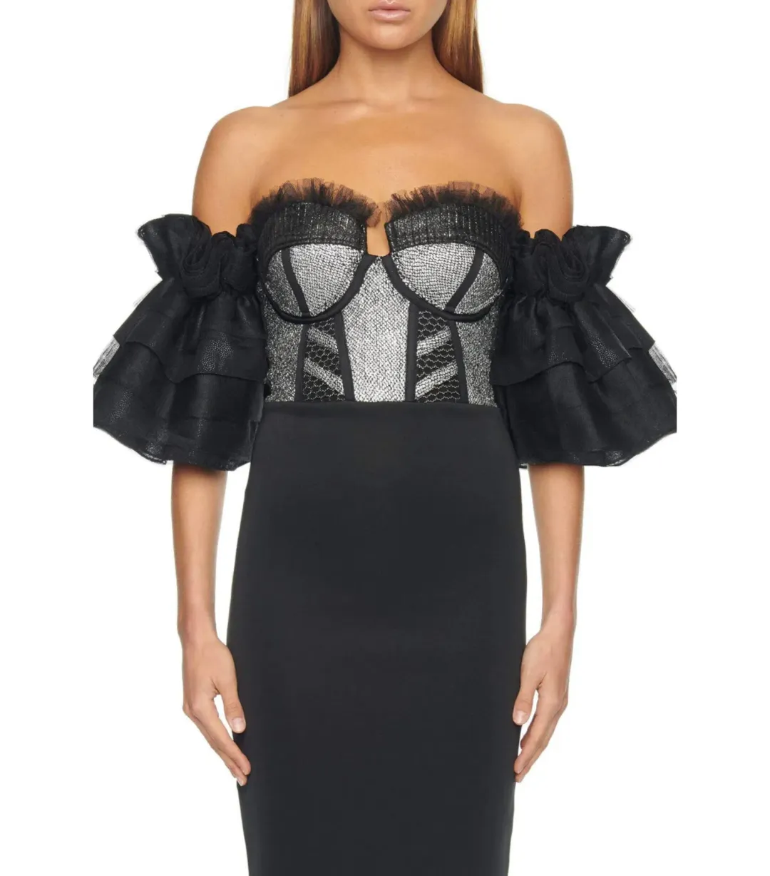 Eliya the Label Celine Dress Black Size S / AU 8 for rent on The Volte - main image