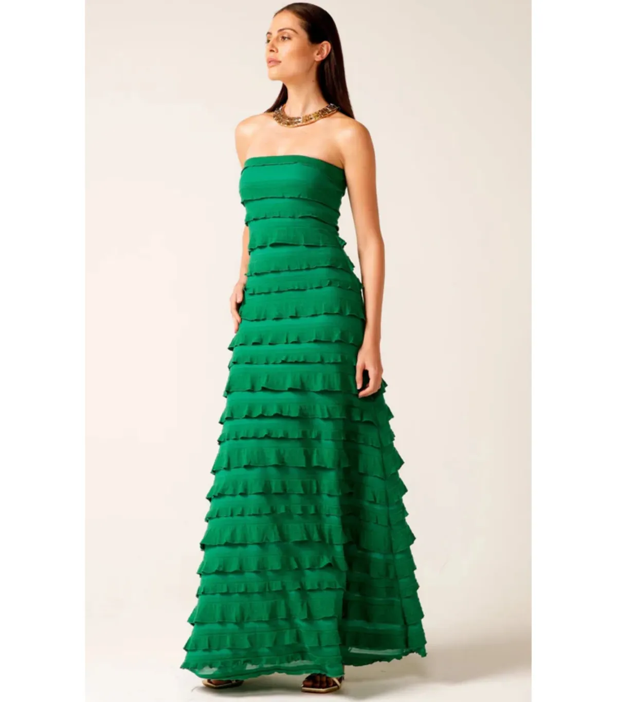 Sacha Drake Maddison Dress Emerald Size AU 8 - Image 2