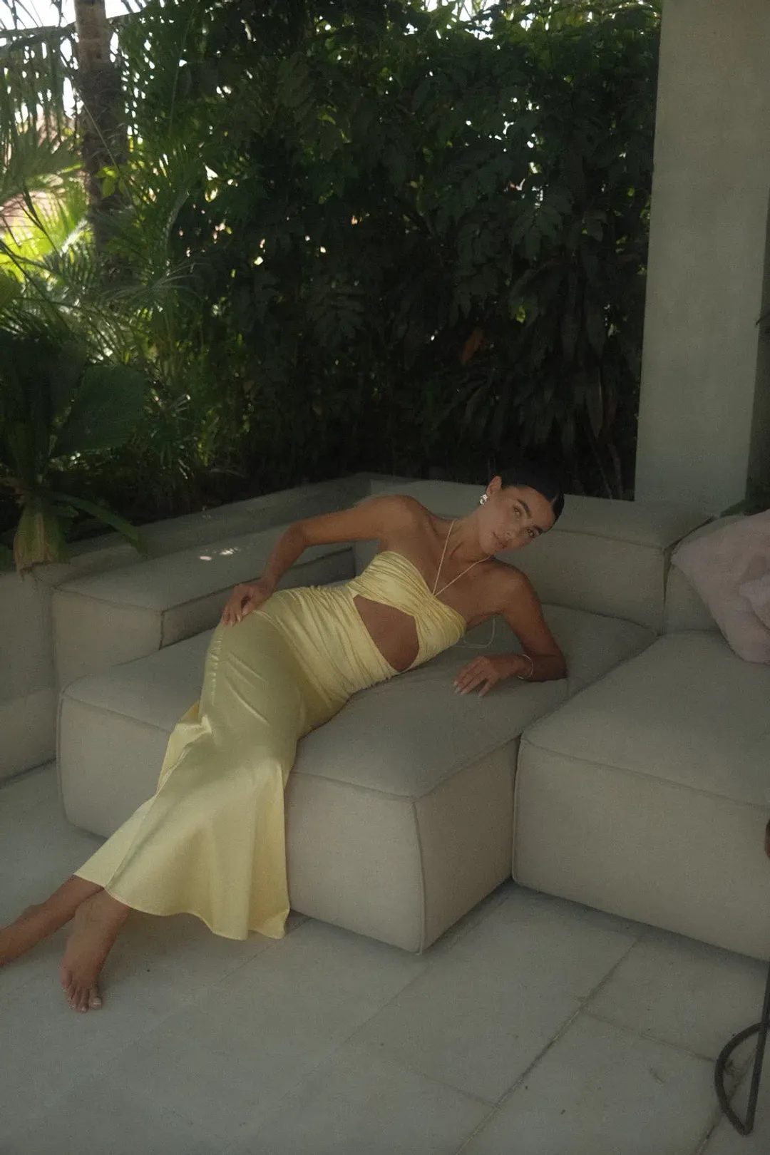 HNTR  Aude Dress Lemon Size S/Au 8  for rent on The Volte - main image