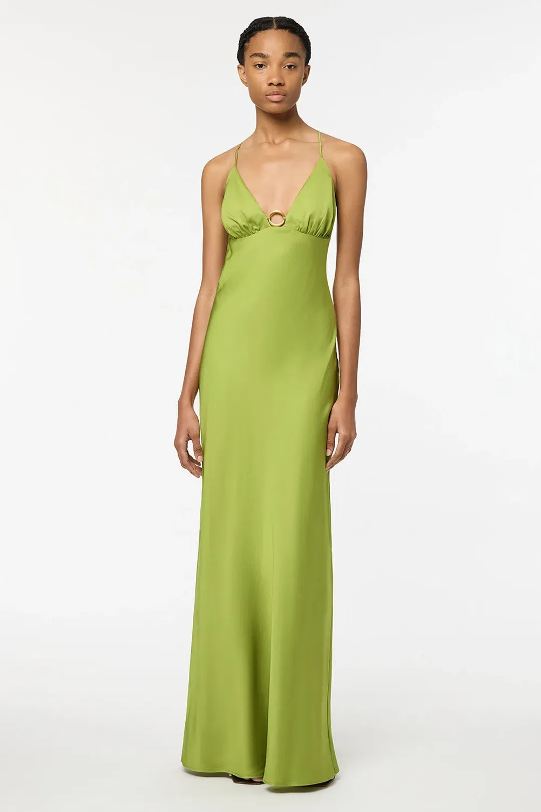 Manning Cartell Like A Charm Slip Dress Green Size S / AU 8 for rent on The Volte - main image