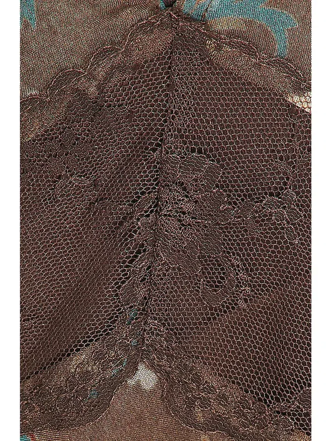 Sir the Label The Avellino Lace Layered Dress in Chocolate Fiore Print Size 0 / AU 6 for rent on The Volte - main image