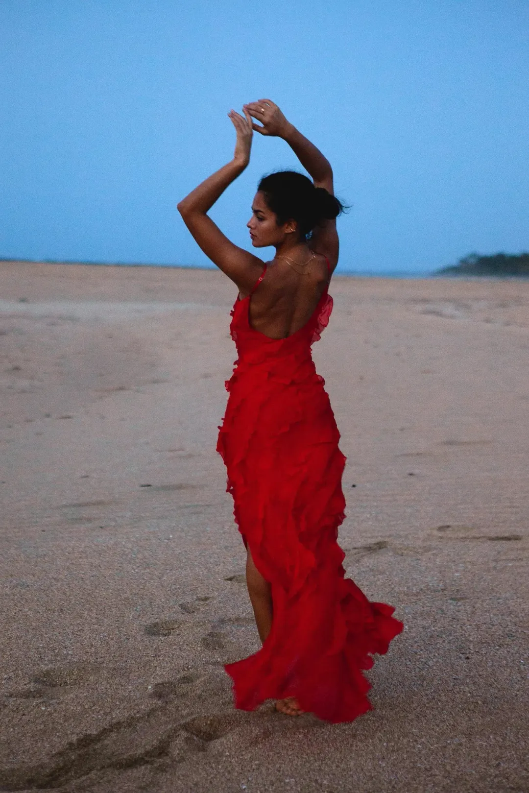 Rat & Boa Cecelia Maxi Dress Red Size M/ AU 10 for rent on The Volte - main image