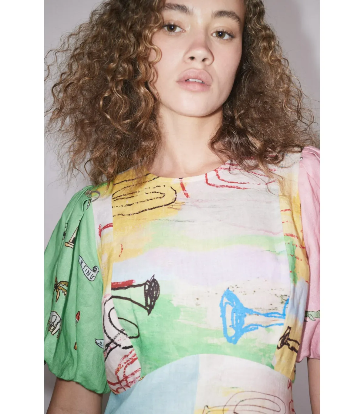 Alemais Jet Midi Dress Multi Size AU 8 - Image 2