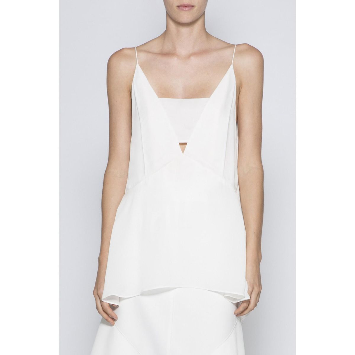 Acler Earle Cami Layered Midi Dress White 8 - Image 3
