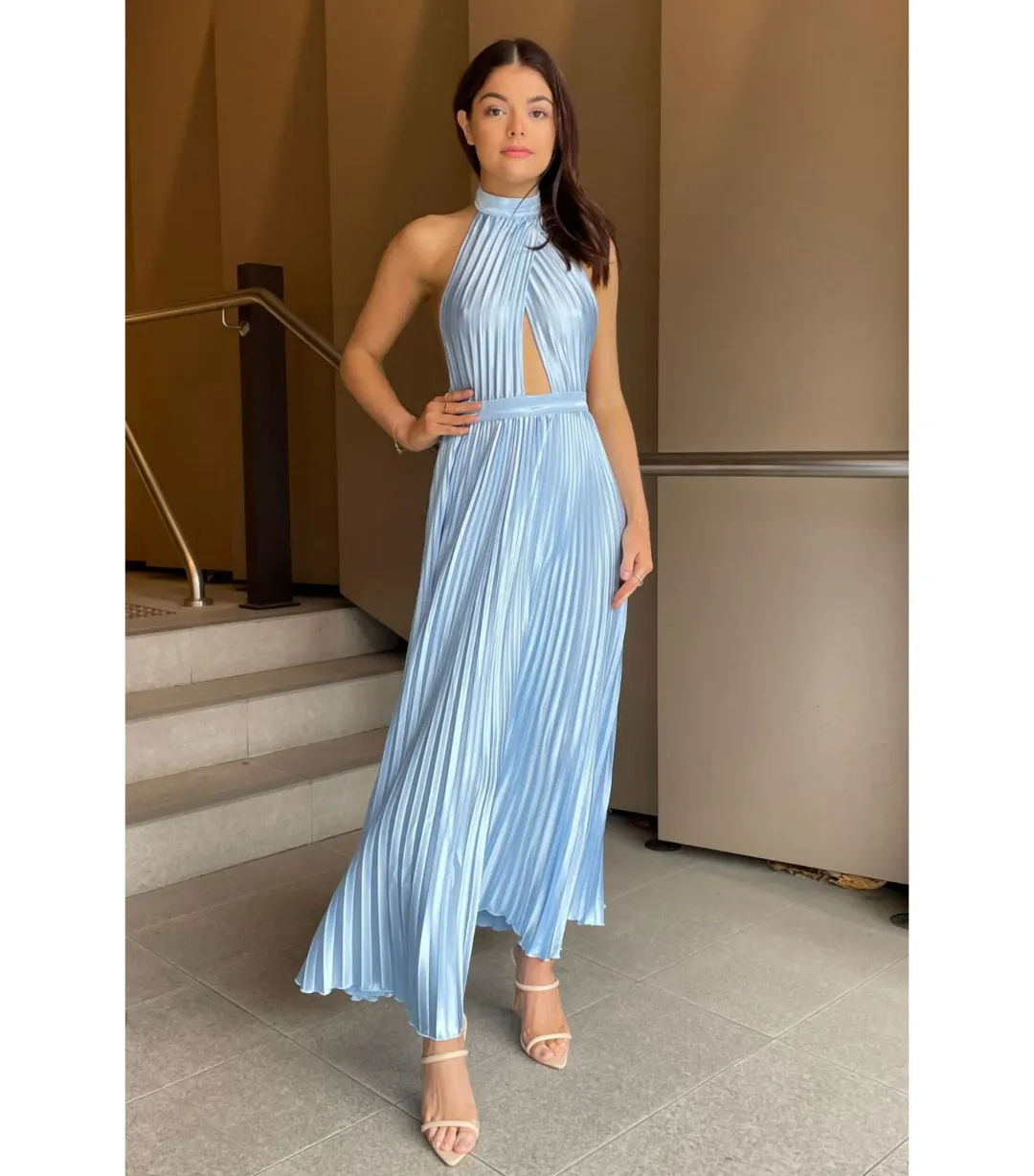 L'Idee Soirée Renaissance Gown Sky Blue Size S / AU 8 for rent on The Volte - main image